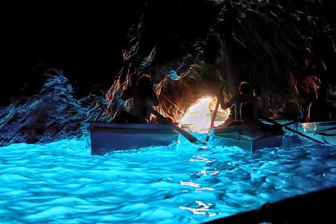 Blue Grotto and Capri Private Boat Tour with Aperitivo and Swim