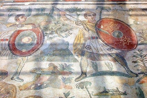 Roman Villa del Casale (Piazza Armerina):Tour of Sicilian Mosaics