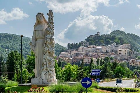 Cascia and Spoleto from Rome: Epic Day Tour in Umbria