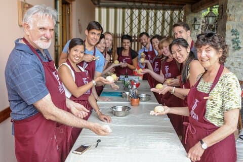 Pasta and Italian Recipes in the Countryside
