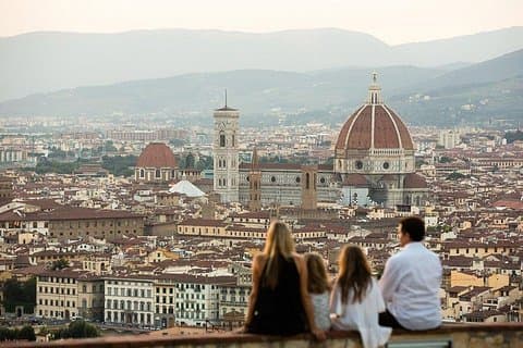 Out of town trip with van and private driver Florence and Pisa from Rome