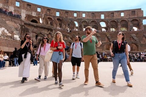 Feel the adrenaline rush of what a gladiator would have felt back in the day! Setting foot on the exclusive Arena Floor!