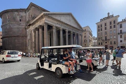 Private Golf Cart Rome City Tour with Gelato