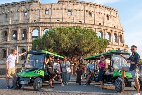 Glide Through Rome on a Golf Cart Adventure
