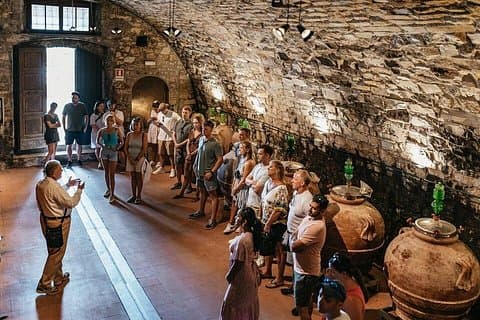 Tuscan wine cellar