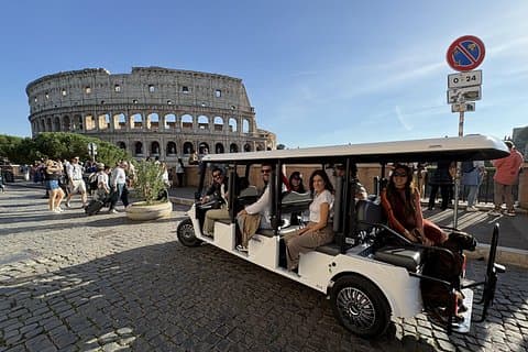 Rome Golf Cart Tour: Private & Small Group Half-Day Experience