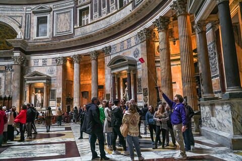 Step inside the Pantheon’s glowing halls as your private guide brings every detail to life.