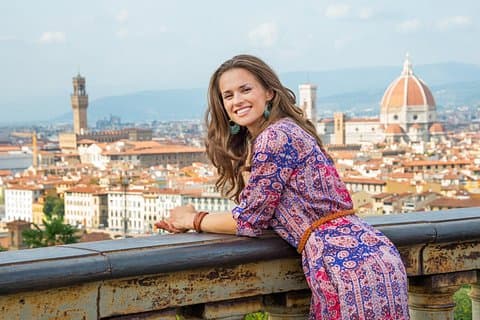Florence : Private Photoshoot at Piazzale Michelangelo