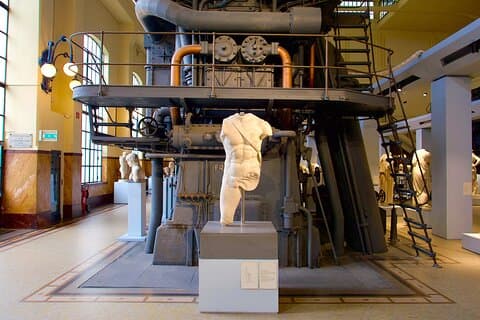 Rome's Most Unusual Museum Ancient Art Meets Past Engines