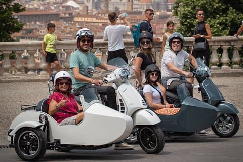 Private Vespa Sidecar Tour of Florence with Panoramic Views