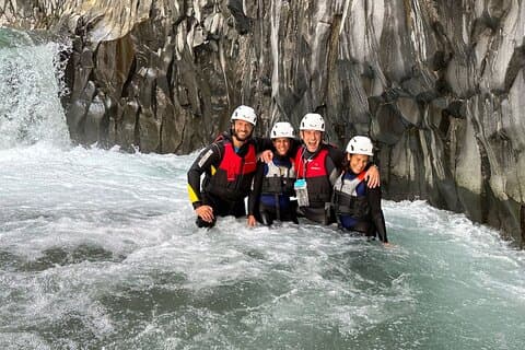 Taormina: Body rafting along the Alcantara River