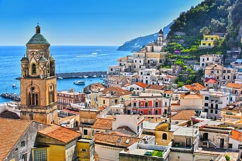 Private transfer from Naples to Salerno with a 2 hour stop