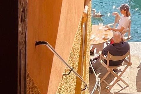 Bars by the sea in Portofino