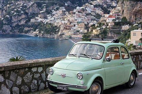 Private Vintage Fiat 500 Tour of the Amalfi Coast