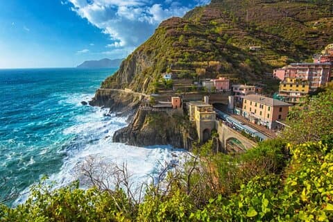 Cinque Terre & Parma Tour with Hotel, E-Bike & Food Experience
