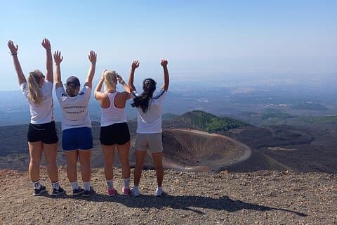 walking around craters
