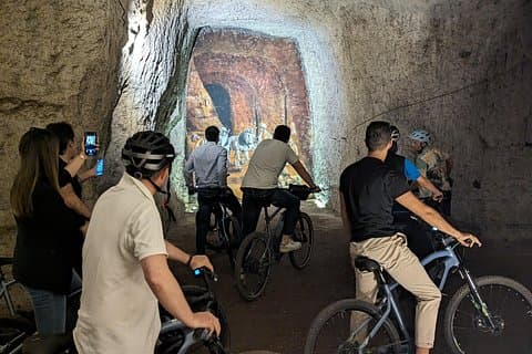 Rome: Appia Antica E-Bike tour with Rome's Underground Labyrinth