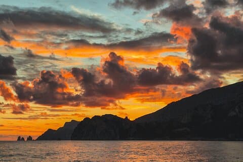 Private Sunset Cruise along Sorrento Coast