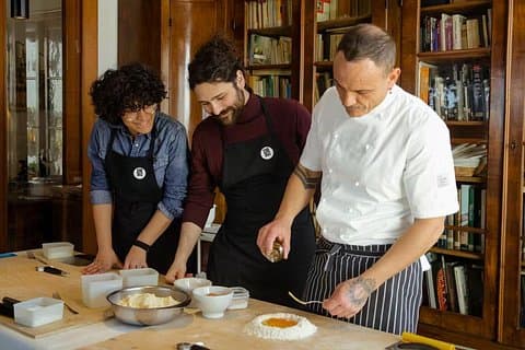 First steps in pasta making