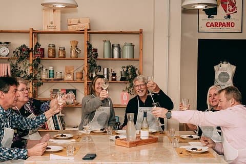 Homemade Pasta & Italian Dishes at Cooking School in Verona