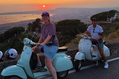 Ride a vintage Vespa along the scenic roads of the Sorrento Peninsula