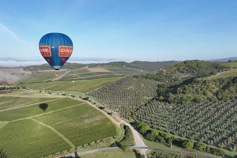 Flight over Chianti