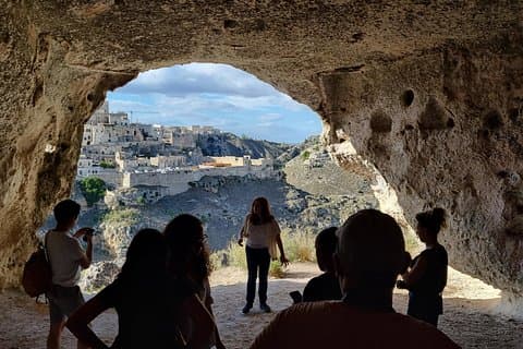 Matera Guided Sunset Tour: Murgia Timone&Belvedere with Transfer