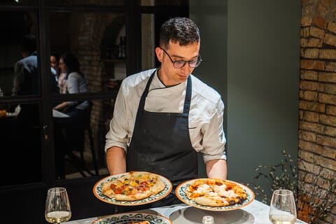 Roman Pizza, Supplì & Gelato Class with Wine near Colosseum