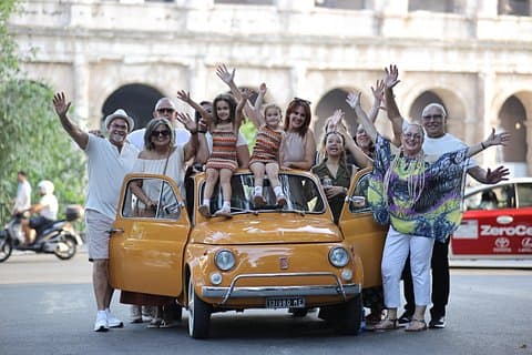 Fiat 500 Roma Professional Photography Service