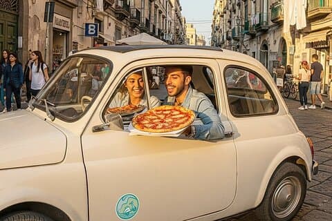 Private Tour: Naples Food Tasting Tour by Vintage Fiat 500/600