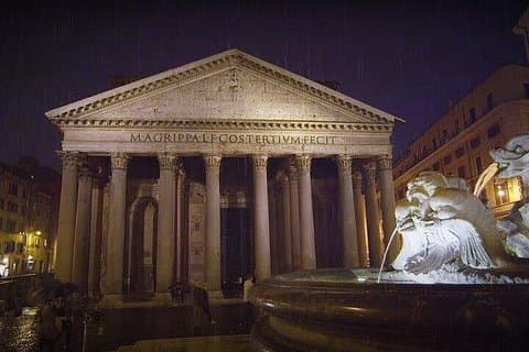 Pantheon by night