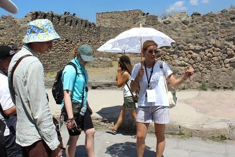 From Naples: Pompeii & Mount Vesuvius Full-Day Tour with Lunch