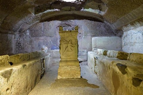 An ancient, pagan temple hidden under the archaeological lasagna of Rome