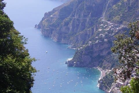 The coast of Positano