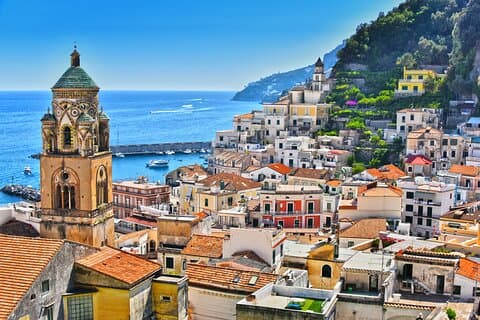 Day Trip from Rome to Amalfi and Pompeii