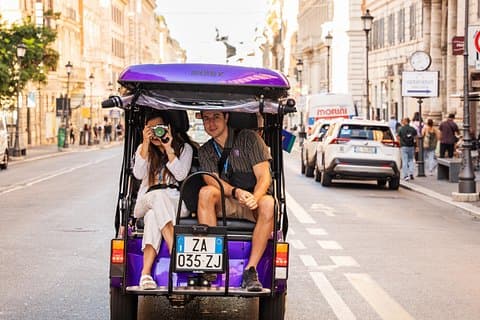 Glide through Rome’s lively streets in a private golf cart, seeing the city like a local without the crowds.