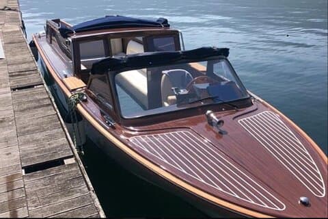 3H Guided Cruise Stop Bellagio in Classic Wooden Boat