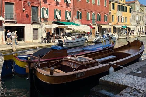 Explore Murano Burano and Torcello in semi-private bragozzo