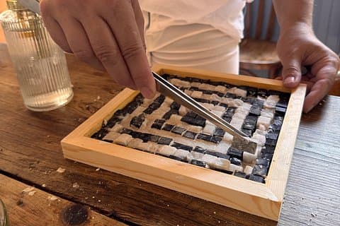 Exclusive Private Mosaic Art Experience with marble tiles