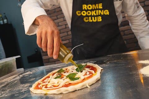 Rome Pizza Making Class with Aperol Spritz
