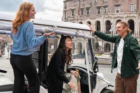 Rome Highlights Tour by Golf Cart