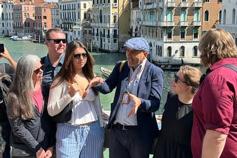 In front of the Grand canal