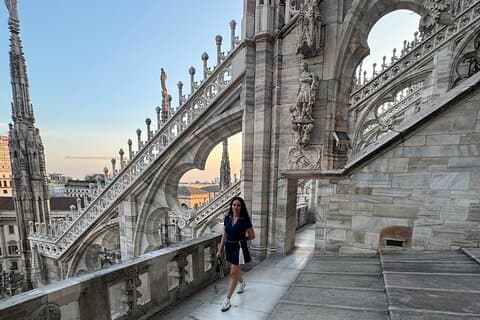 Milan Duomo Cathedral and Rooftop Access with Audio Guide App