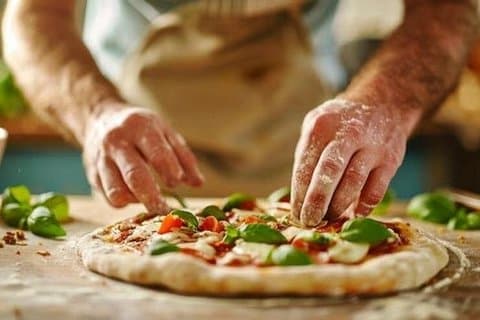 Pizza and Cannolo Making by the Sea