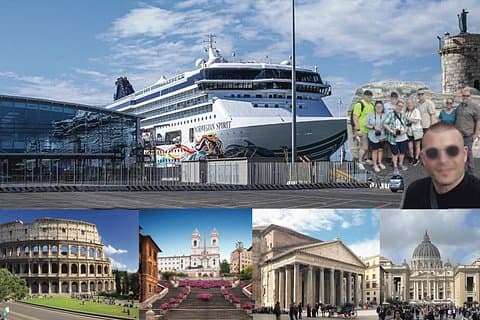 Exclusive Rome highlight Tour for Cruise Passengers in a Van