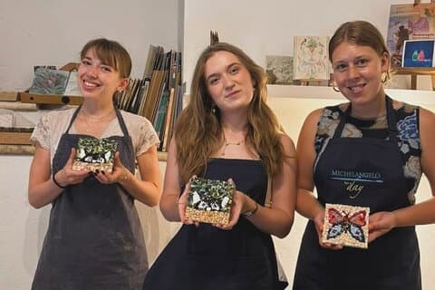 Mosaic Making in Rome with Castel Sant’Angelo Visit