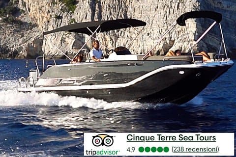 Cinque Terre Boat Tour with Drinks & Pesto Tasting