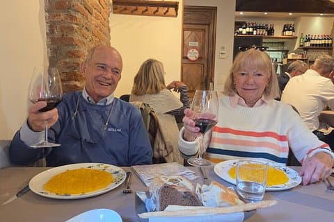 Milanese Risotto and Wine