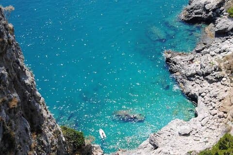 Capri First to Blue Grotto Full Day Small Group from Sorrento