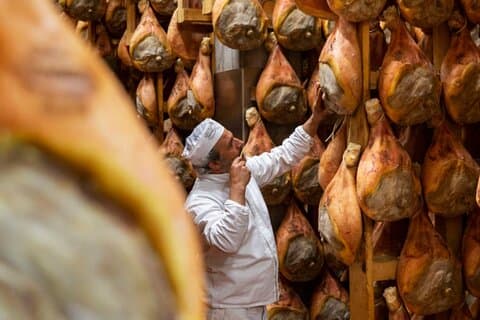 Prosciutto di Parma production